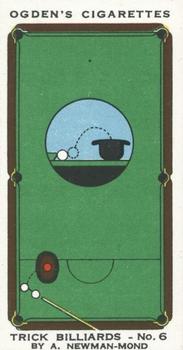 1934 Ogden's Trick Billiards #6 A Cannon into a Bowler Hat Front